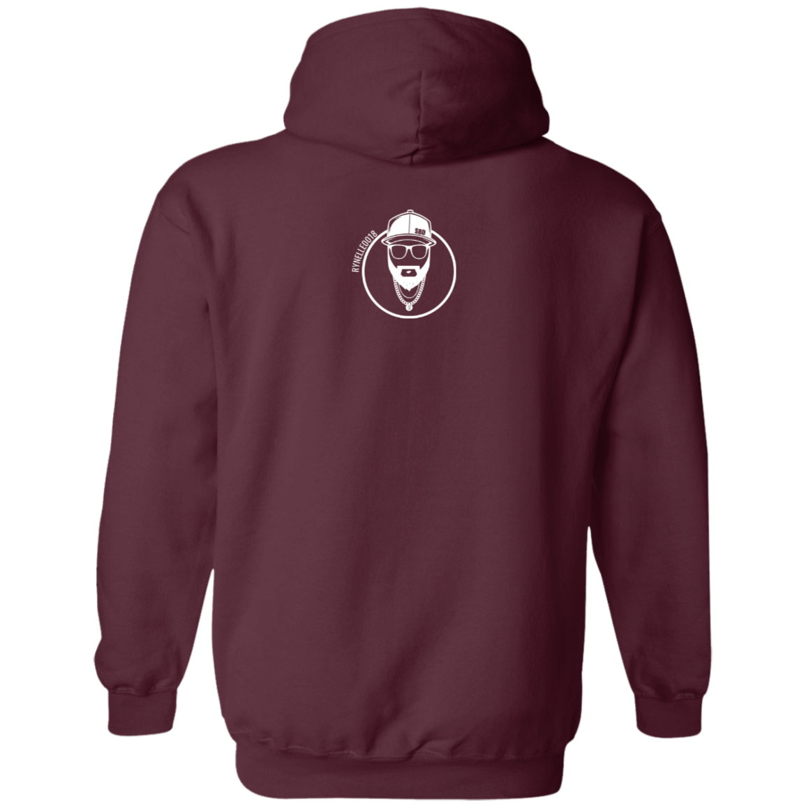 IDGAF-ish Hoodie ( White Writing)