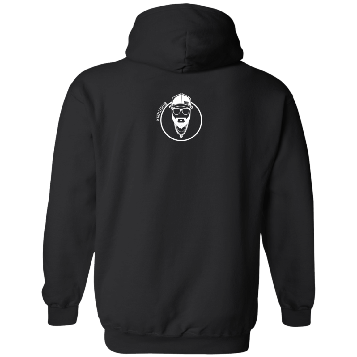 IDGAF-ish Hoodie ( White Writing)