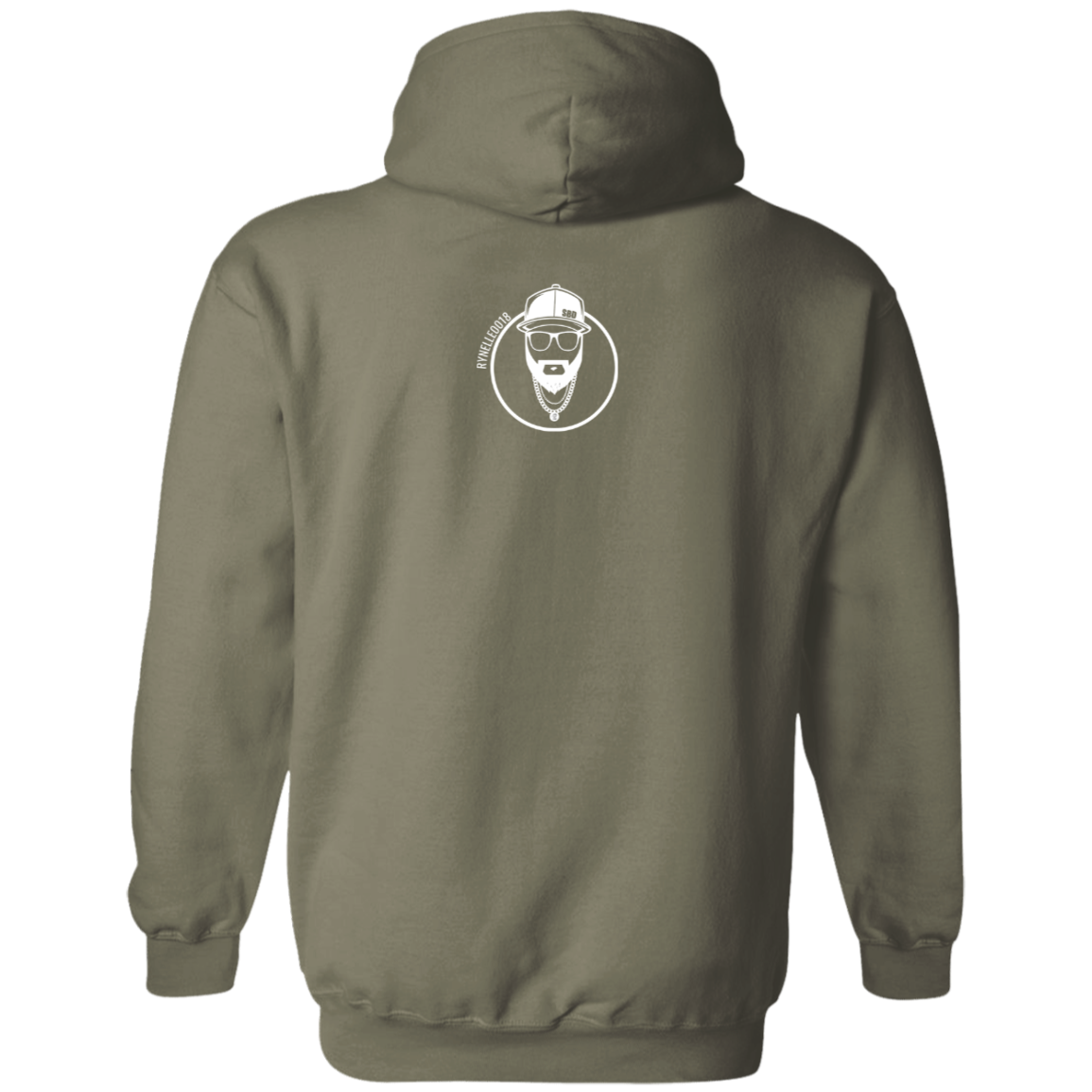 IDGAF-ish Hoodie ( White Writing)